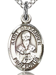 St. Alexander Small Sterling Silver Medal