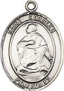 St Charles  Sterling Silver Medal