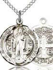St Benedict Jubilee Sterling Silver Medal