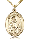 St Camillus Gold Filled Medal