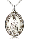 St Bartholomew the Apostle Sterling Silver Medal