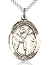 St Columbanus Sterling Silver Medal