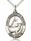 St Catherine of Sweden Sterling Silver Medal