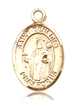 St Benedict Small 14KT Gold Medal