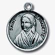 St Bernadette Sterling Silver Medal