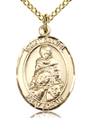 St Daniel Gold Filled Medal