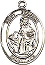 St Dymphna Sterling Silver Medal