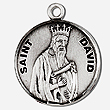 St David Sterling Silver Medal