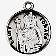 St Edward Sterling Silver Medal