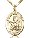 St Francis Xavier Gold Filled Medal