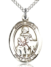 St Giles Sterling Silver Medal