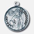 St Gregory Sterling Silver Medal