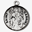 St Gabriel Sterling Silver Medal
