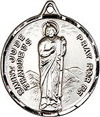 St Jude Sterling Silver Medal