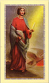 St John the Evangelist Prayer Card