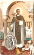 St Martin de Porres Laminated Card