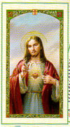 Consecration to Christ Laminated Prayer Card