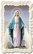 Hail Mary Linen Prayer Card