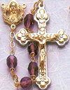 Women's Crystal Gift Rosary, Amethyst