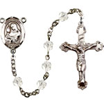 Saint Clare Crystal Rosary