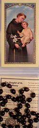 St Anthony Chaplet with Prayer Card