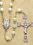 Mother of Pearl Bead Rosary