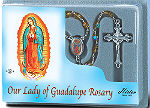 Our Lady of Guadalupe Topaz Crystal Rosary