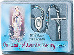 Our Lady of Lourdes Crystal Rosary