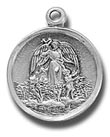 Guardian Angel Sterling Silver Medal