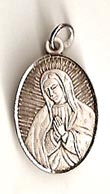 Our Lady of Grace Oval Portrait Medal