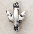 Sterling Silver Dove Holy Spirit Medal