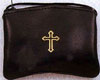 Black Leather Burse Rosary Case