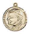 1 Inch Pope John Paul II Gold Medal