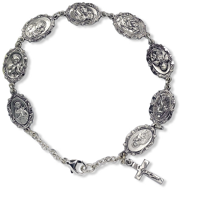 Glory Saints & Angels Bracelet - Vintage Inspired Catholic Jewelry – My  Saint My Hero