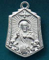Scapular Vintage Sterling Silver Medal