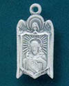 Vintage Sterling Silver Angel Scapular Medal