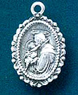 St. Anthony Vintage Silver Medal