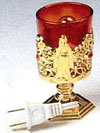 Electric Votive Stand - Infant of Prague, Sacred Heart, and Immaculate Heart