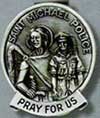 St. Michael, Patron Saint of Police Visor Clip