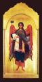 21 x 45 Inch Archangel Gabriel Florentine Plaque