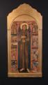 21 x 45 Inch Life of St. Francis Florentine Plaque