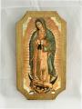 5 x 9 Inch Our Lady of Guadalupe Florentine Plaque