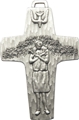 Pope Francis Good Shepherd Keychain ~Pewter or Gold Oxide