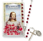 Sacred Heart Chaplet with Prayer Card