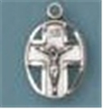 Communion Sterling Silver Crucifix Pendant