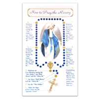 How to Pray the Rosary Pamphlet - Single or Bulk