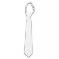 First Communion Tie - White - Hook and Loop