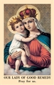 Our Lady of Good Remedy Prayer Card - 100 Pack