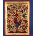 Mary Tree of Life (Genealogy of Mary) Icon in Gold Leaf