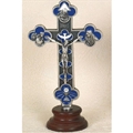 Blue Standing Crucifix